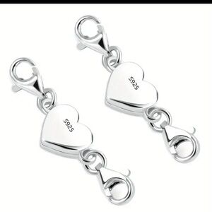 Magnetic Jewelry clasp connector.  Plated . 925